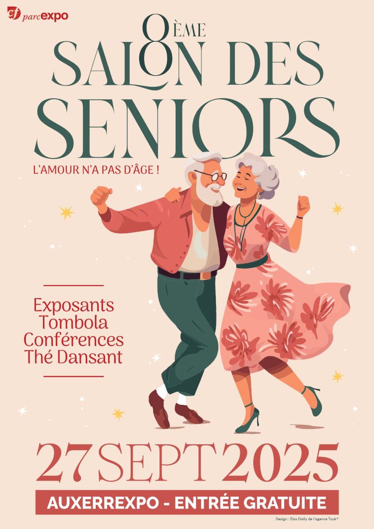 Affiche Salon des seniors 2025