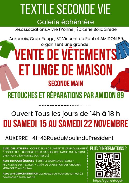 Affiche boutique éphémère (Auxerre novembre 2025)